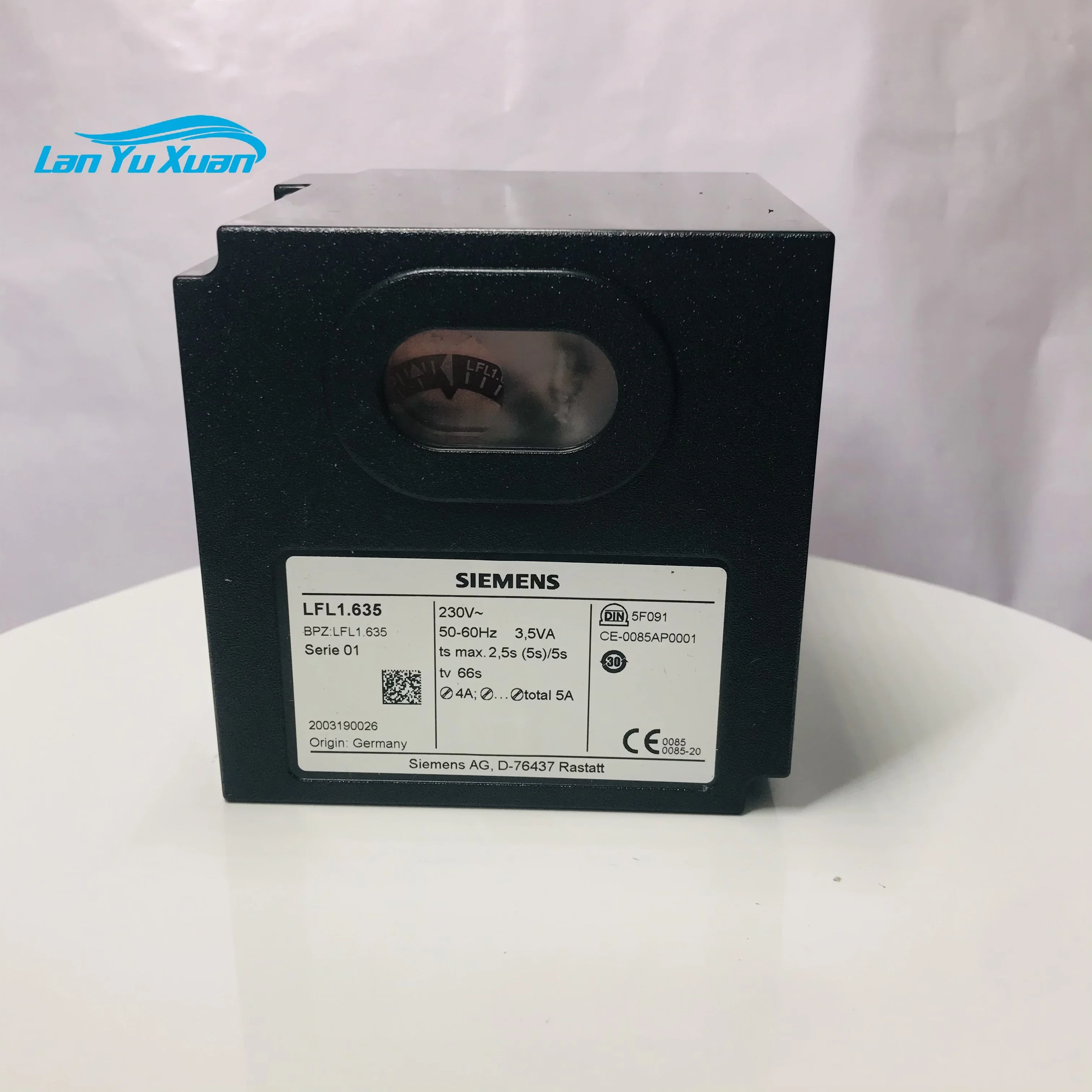 Siemens LFL1.635 Gas burner control t1=66s TSA=2.5s t9=5s AC230V