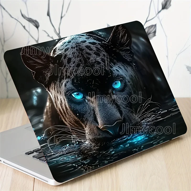 

Набор из двух виниловых наклеек с ярким леопардовым принтом, подходящих для ноутбуков, идеально подходящих для всех ноутбуков