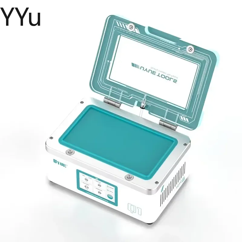 custom for UYUE Q1 9 Inch LCD Screen OCA Laminating Machine With Built In Air Compressor For Phone Flat Curved Glass Repair