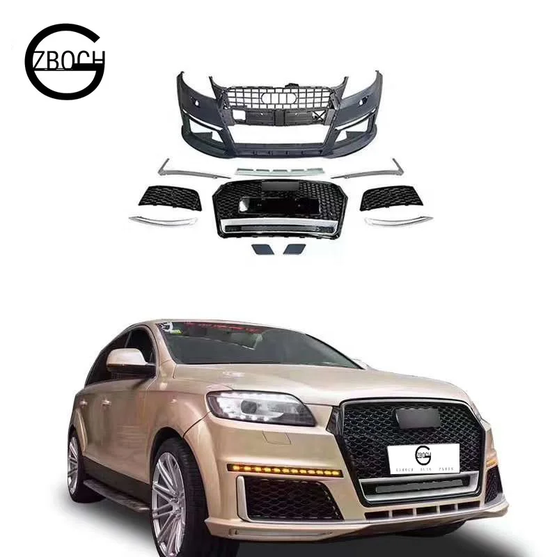 

Wholesale automotive parts car bumper For 2007+ Audis Q7 SQ7 upgrade RSQ7 Front car bumper car Grille