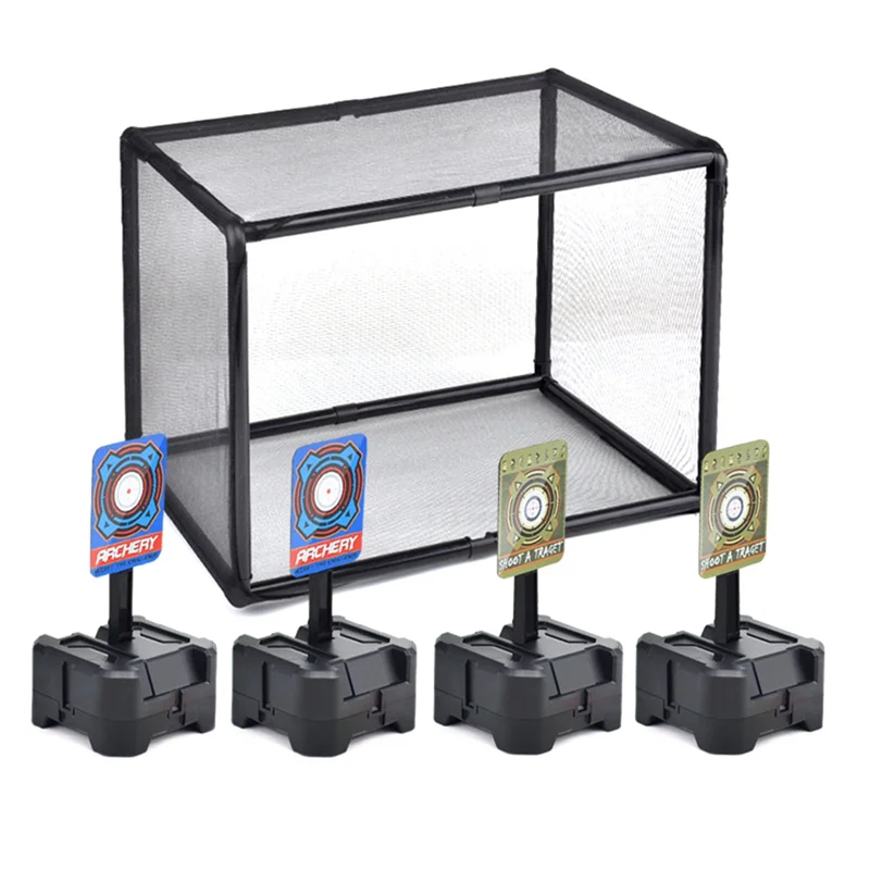 ABHS-Auto Reset Target Kit For Indoor Outdoor Practice Target Range Black, Durable Fine Workmanship