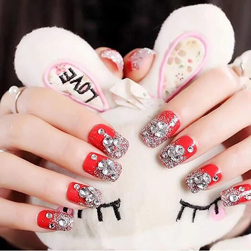 20 시트 크리스탈 라인 석 스티커 DIY 장식 쥬얼리 얼굴 손톱에 대 한 다채로운 라인 석 공예 카드 장식