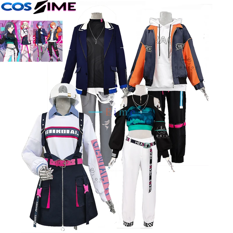 

Azusawa Kohane Shiraishi An Shinonome Akito Aoyagi Toya Cosplay Costume - PJSK Halloween Carnival Uniforms Custom Made