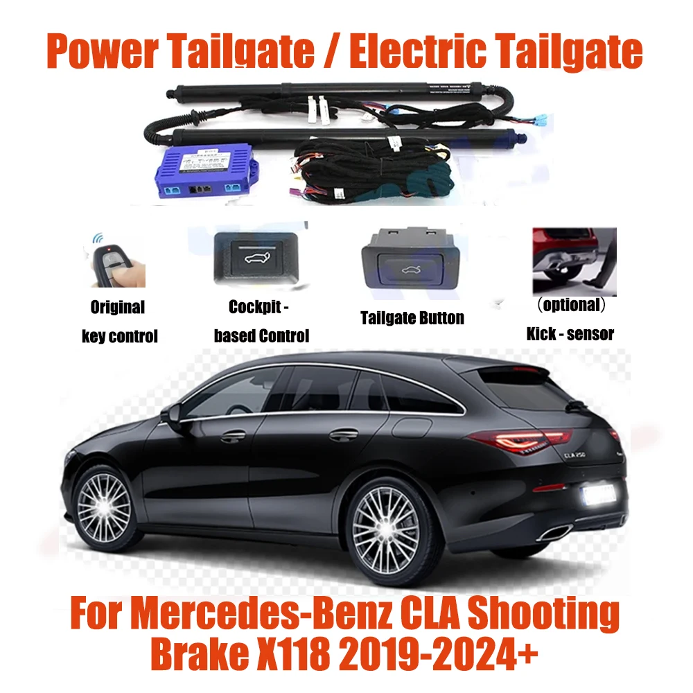 For Mercedes-Benz CLA Shooting Brake X118 2019-2024+ Car Automatic Lifting kit Opening Trunk Intelligent Electric Lift Tailgate