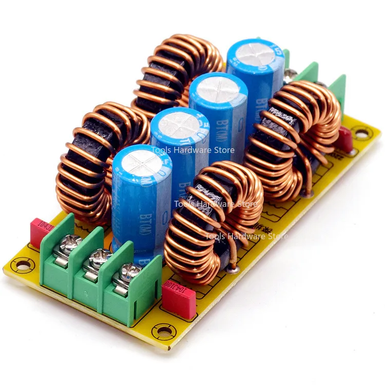 

Фильтр нижних частот двойного питания DC LC для устранения электромагнитных помех высокочастотного шума в автомобильных двигателях