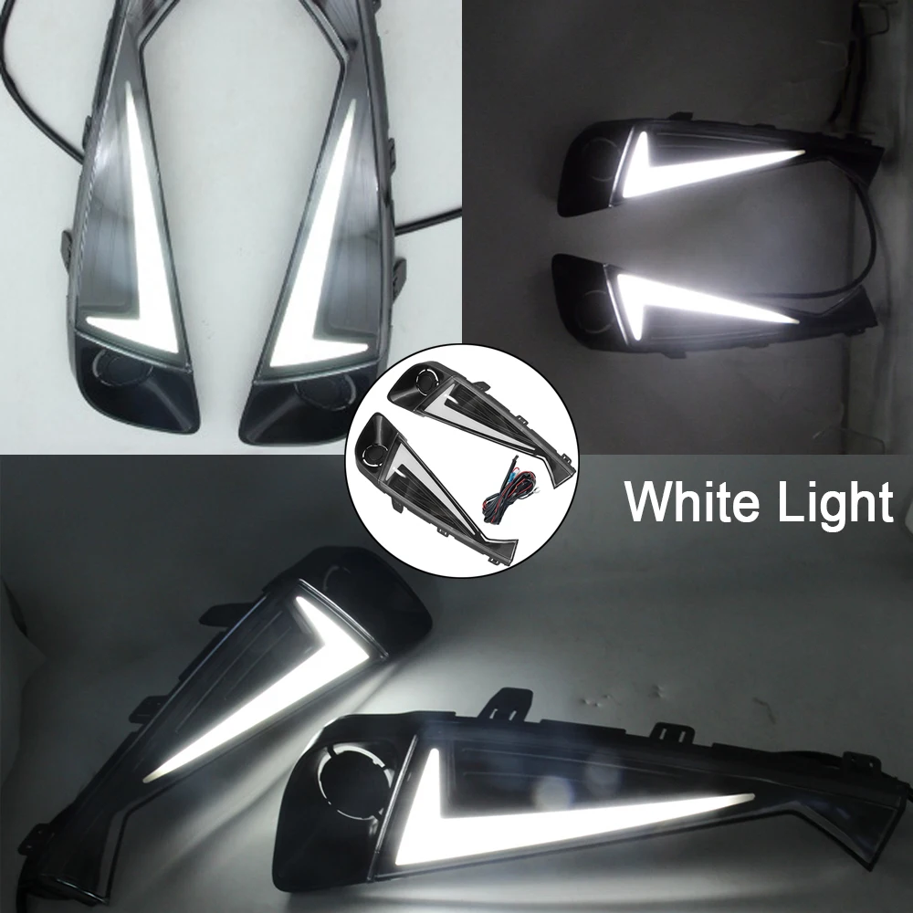 

LED Daytime Running Light Turn Signal Fog Lamp Car Daytime Running Light for Toyota C-HR CHR 2020-2023