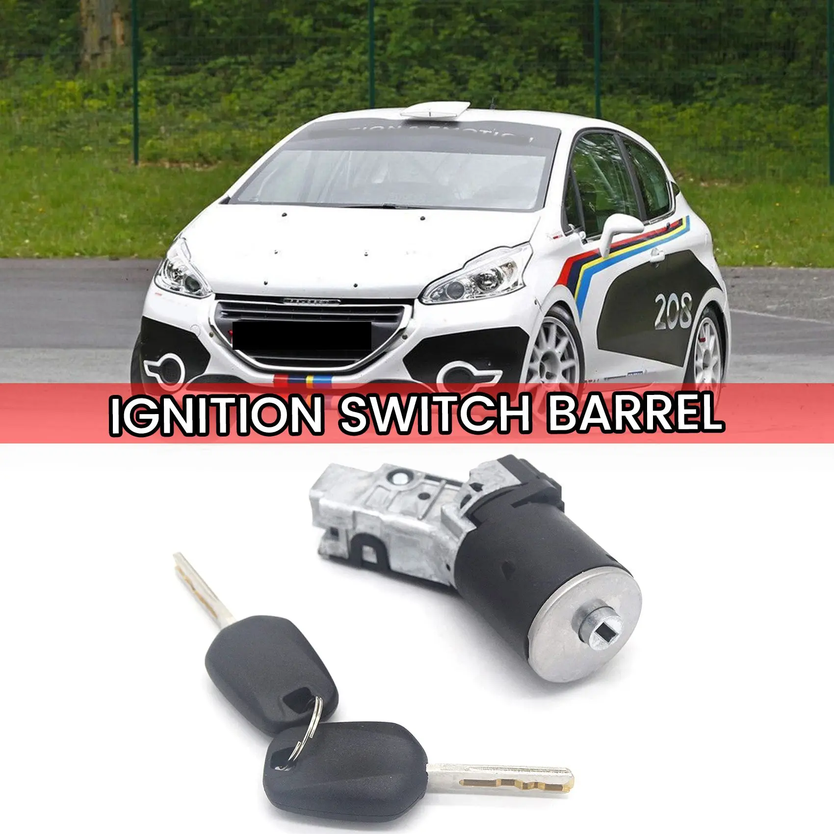 Car IGNITION SWITCH BARREL 3 PINS for 208 2008 3008 EXPERT 2018 9663123380 1608682880