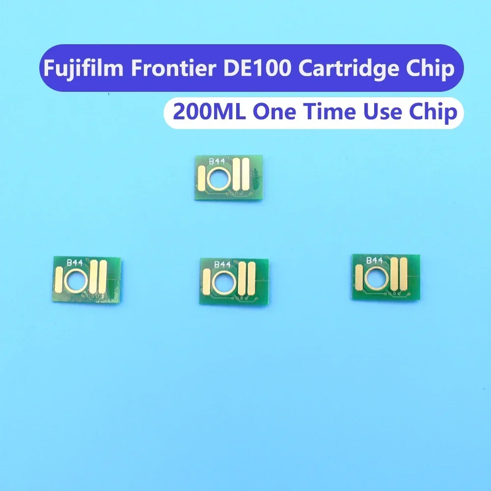 DE100 Refill Ink Cartridge Chip DE-100 Disposable One-time Use IC Chips Printer Cartridge Compatible with FUJI DE100 Plotter