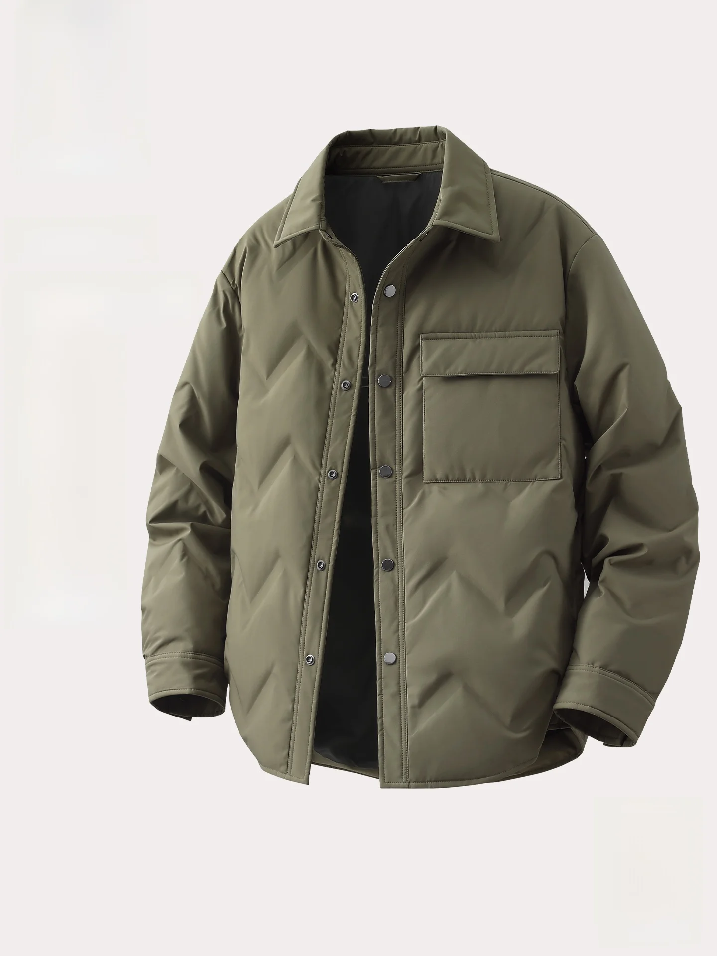 

Мужское зимнее пуховое пальто M Jaet Du с воротником-стойкой, новая модель, верхняя одежда из полиэфирного волокна, белое, с наполнителем из пуха