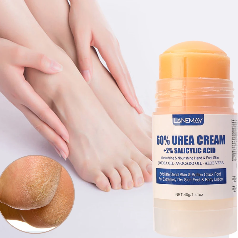 60g Preventing Cracking Cracked Feet Cream Stick Remobing Dead Skin and Callus Repairing Cracked Feet Dry Rough Skin Cream Stick