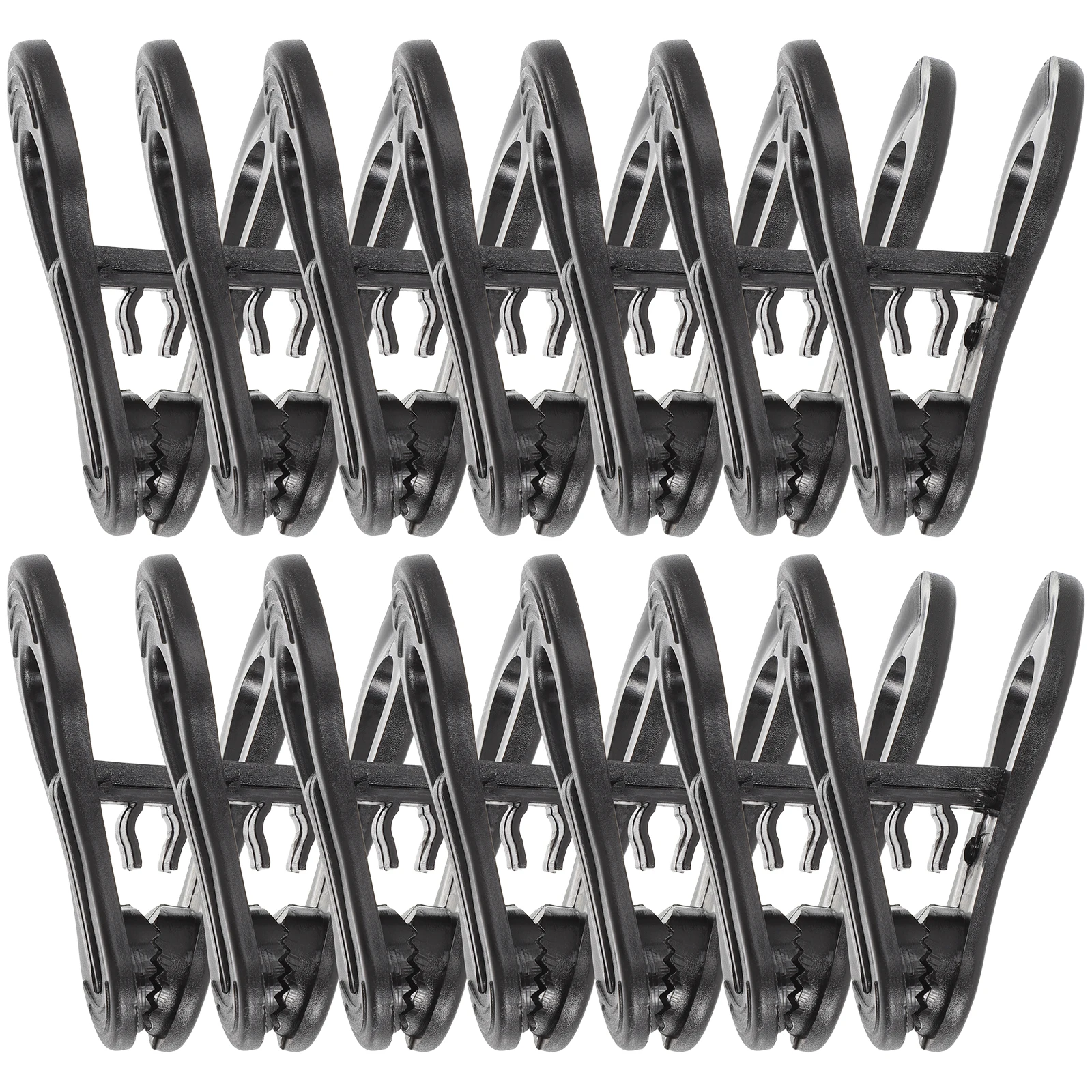 

50pcs Hangers Clips Hangers Clips Heavy Duty Clothes Black Plastic Grip Buckle Wardrobe Hanging Accessories
