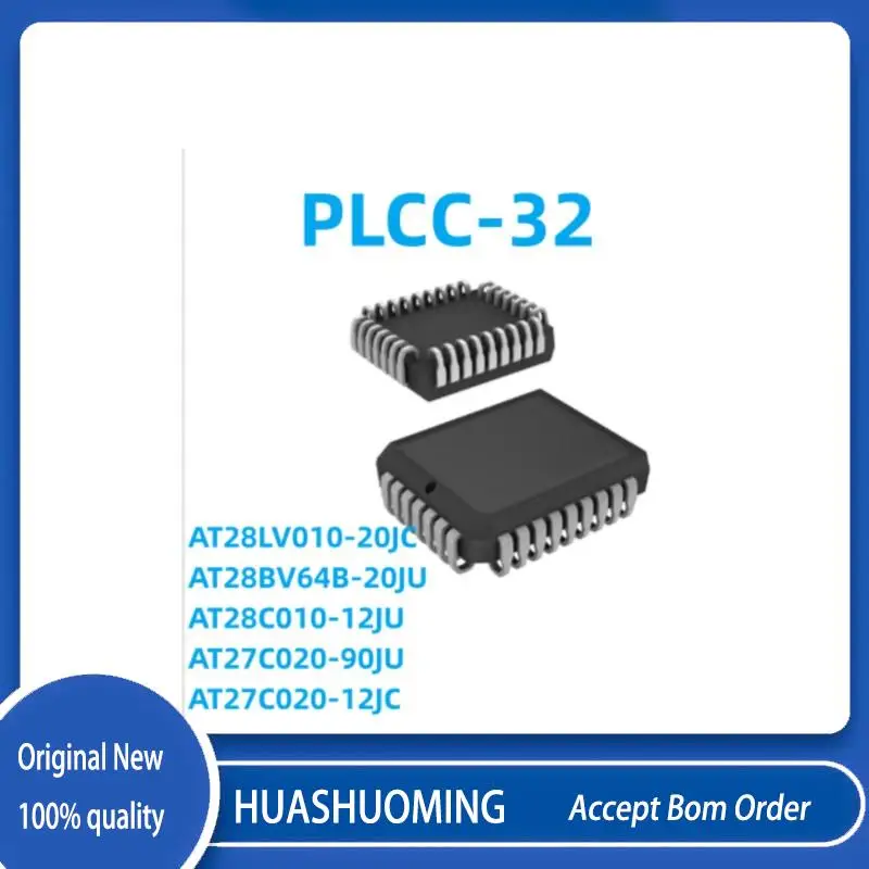 

5 шт./лот, новый AT27C010L-12JU AT27C010L-12JI AT27C010-12JI AT29LV040A-15JC AT27C256R-70JU AT27C256R-70JU PLCC32