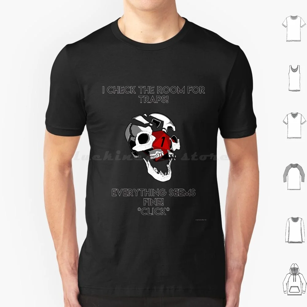 And Fail-Critical Failure Traps T Shirt Men Women Kids 6xl Dandd Dice 20 1 D20 Dragon Critical Crit Fail Failure Joke Funny