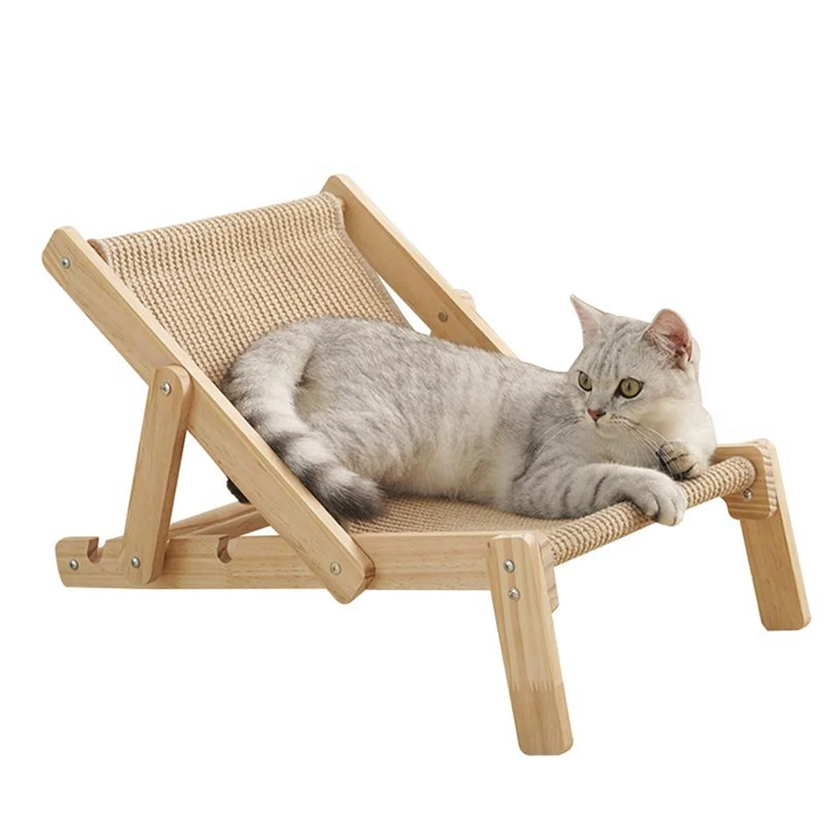 Pet Chair Scratching Board Bed, Adjustable Portable Pet Bed, Small Animal Bed Supplies Suitable for All Seasons