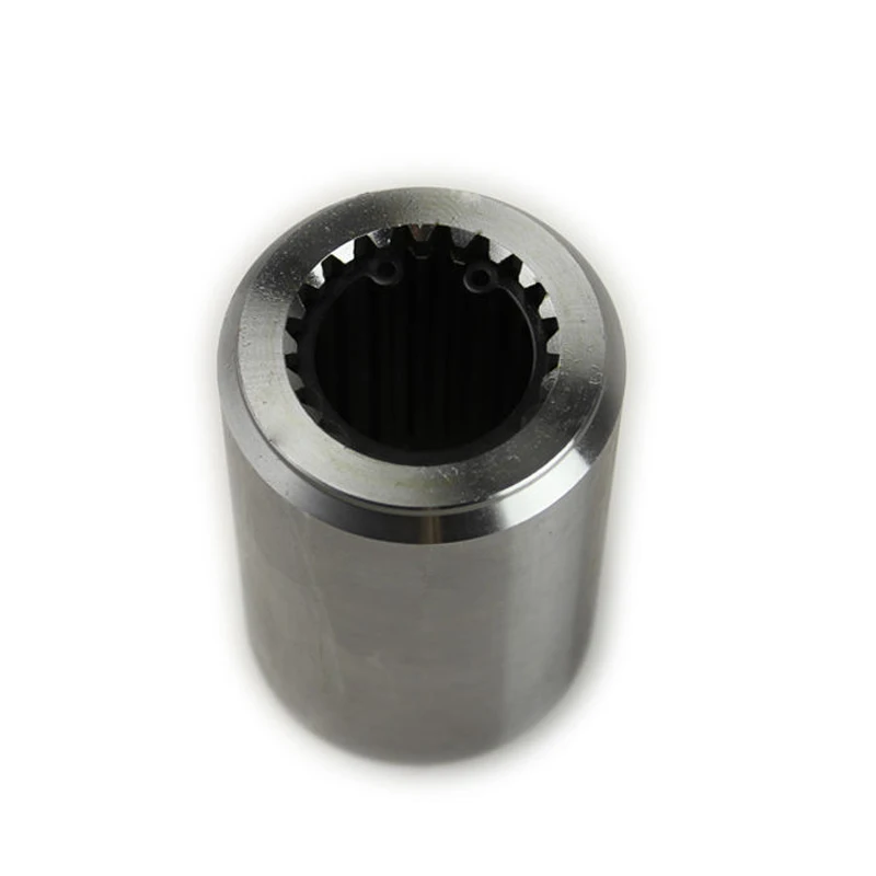 High-Strength Black Precision Machined Metal Cylinders with Precise Holes and Gear-Edge Design CNC Machining Services Product