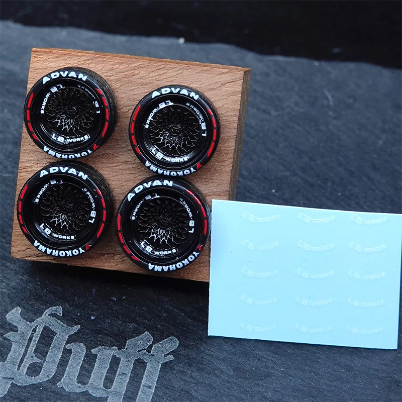 PuffStudio_1/64 Hub Diameter 8.5/8.8mm Plug-in Hub Suitable for 1:64 Car Model Modification Accessories view 3