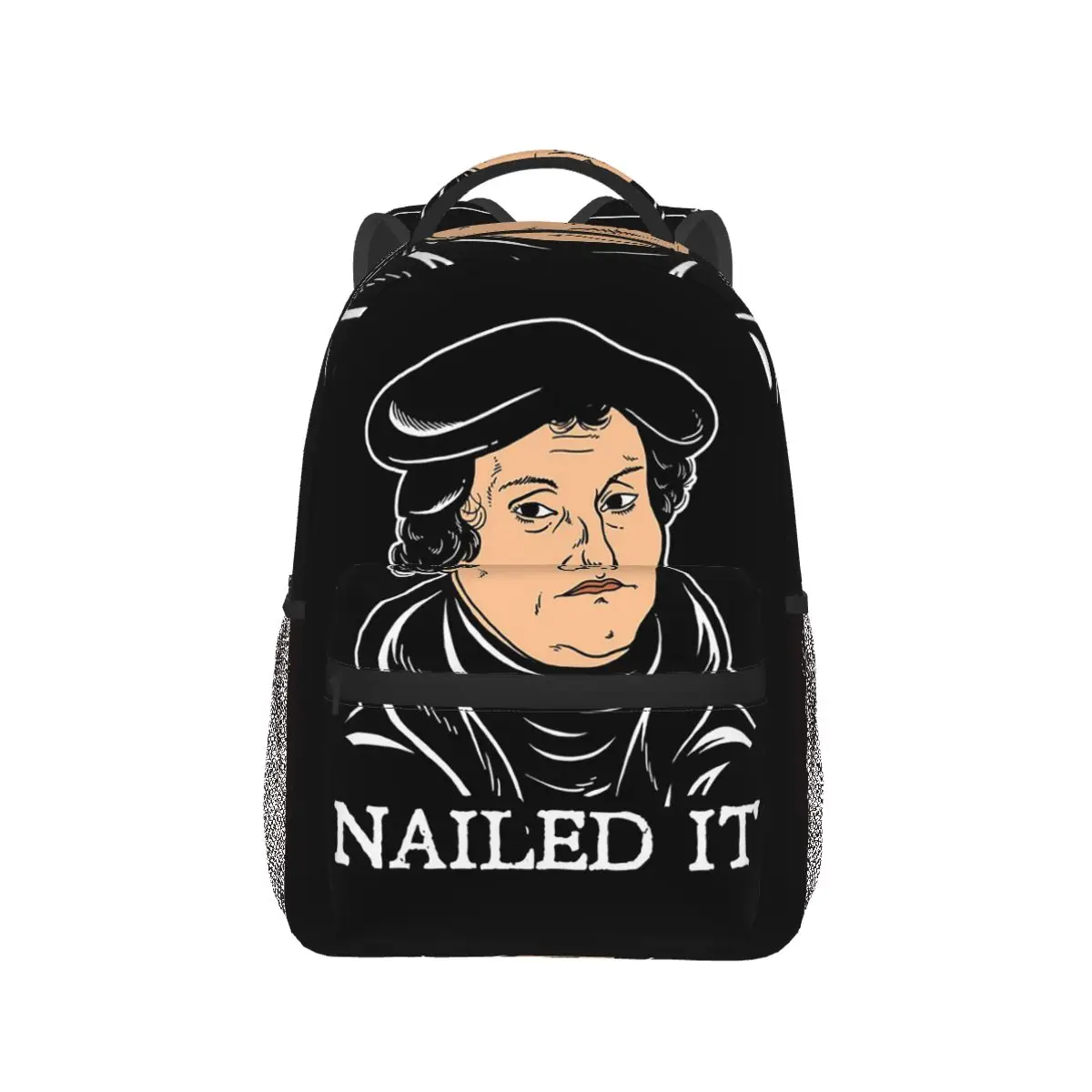 

Nailed It Martin Luther Backpack Hot Sale Daypack Large Capacity Children BookBag School Bag Shoulder Bags for Men Women