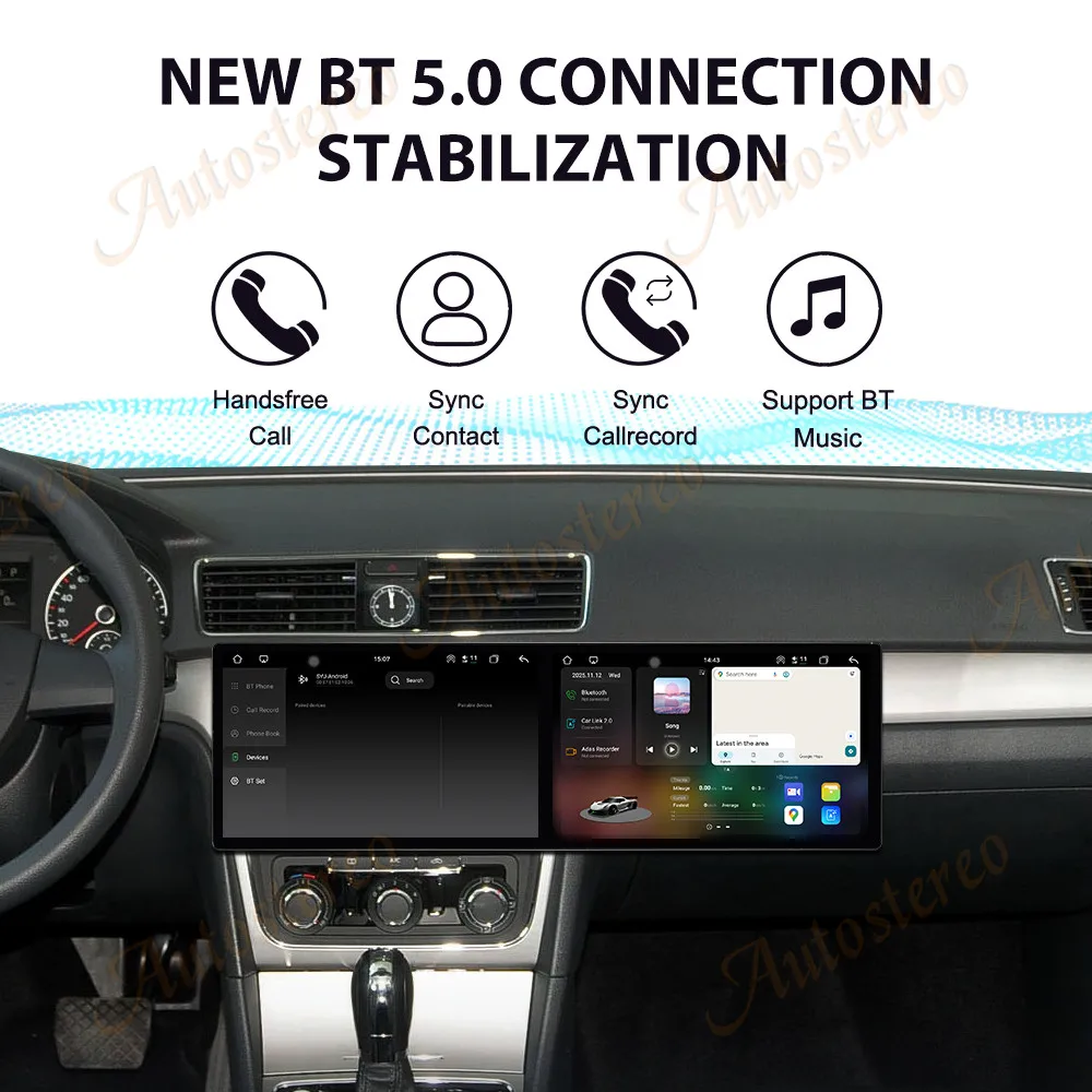 

10.1 Car Digital Cluster Instrument For Volkswagen Passat 2011-2015 Dashboard Panel Virtual Cockpit Speed Meter Display Odometer