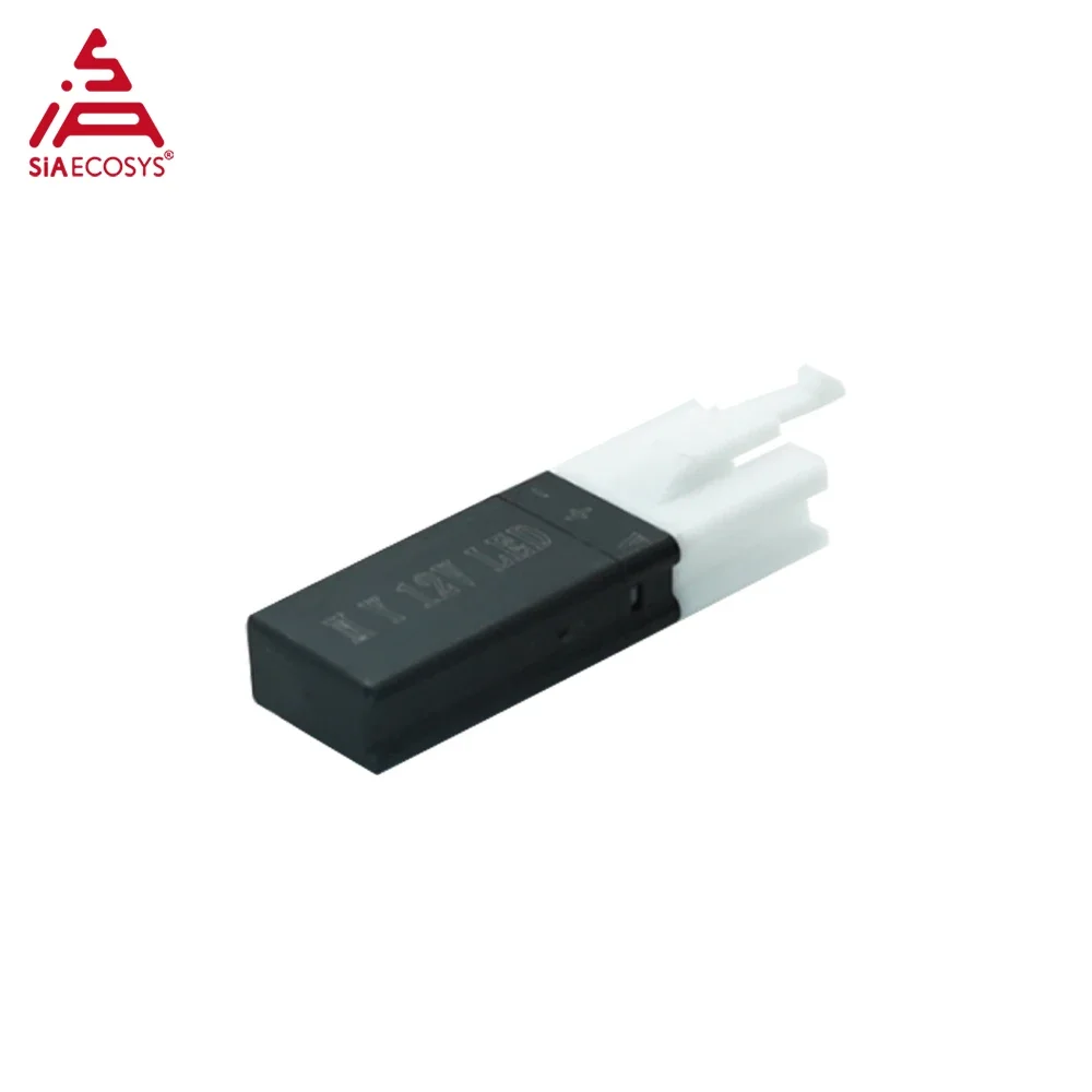 SIAECOSYS Universal Motorcycle Scooter Black Relay 3 PIN waterproof Turn Signal 12V LED Flasher Relay Blinker