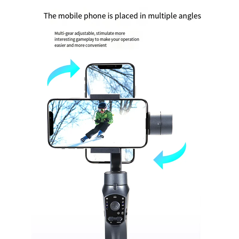 SCLS F10 3 軸ハンドヘルドジンバルスマートフォンスタビライザー携帯電話 Selfie スティック電話 Vlog 手ぶれ補正ビデオ録画耐久性