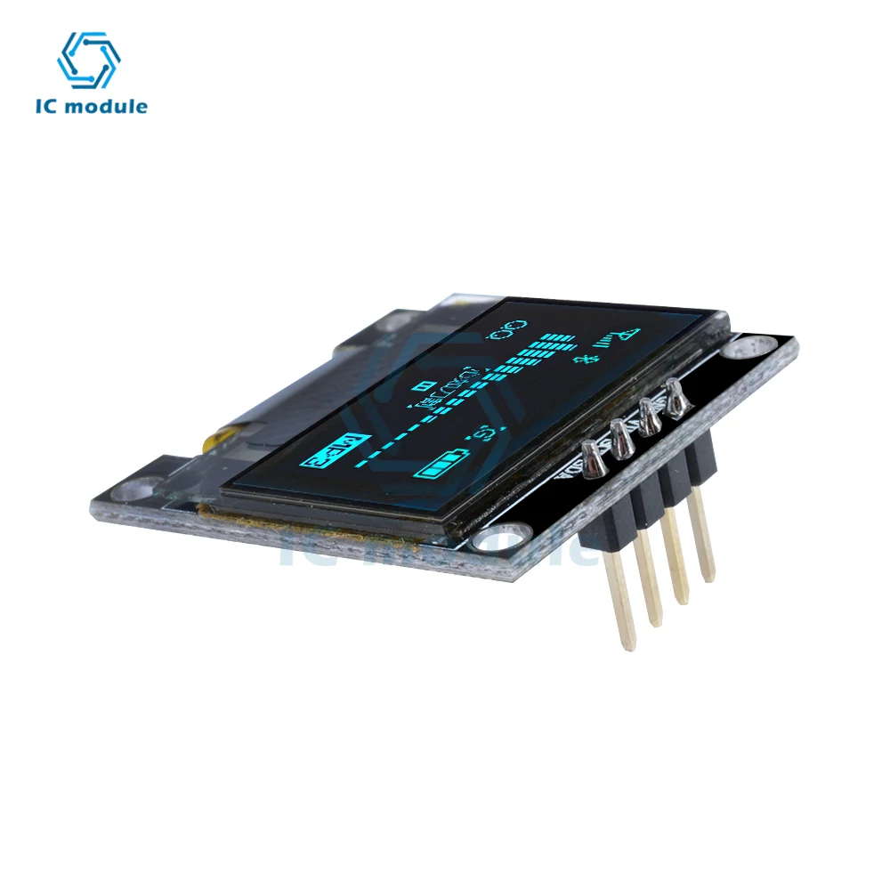 0.96 inch OLED IIC Serial OLED Display Module 128X64 I2C LCD Screen Board White/Blue Yellow-Blue for Arduino