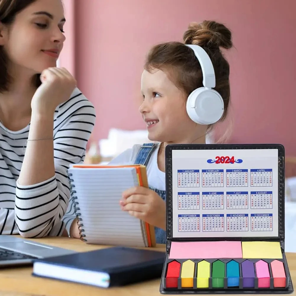 1000Pcs Creative Notepad Notepad Calendar Table Calendar Sticker