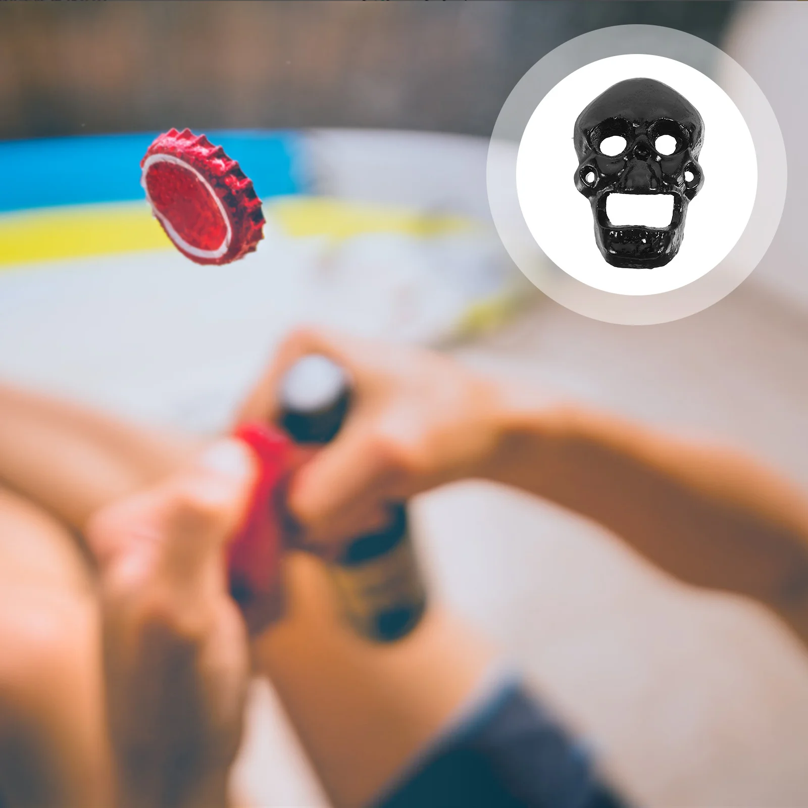 

Wall Mounted Bottle Opener Skull Shape Cast Iron Vintage Style for Bar Kitchen Decor Beer Soda Bottle Opening Tool