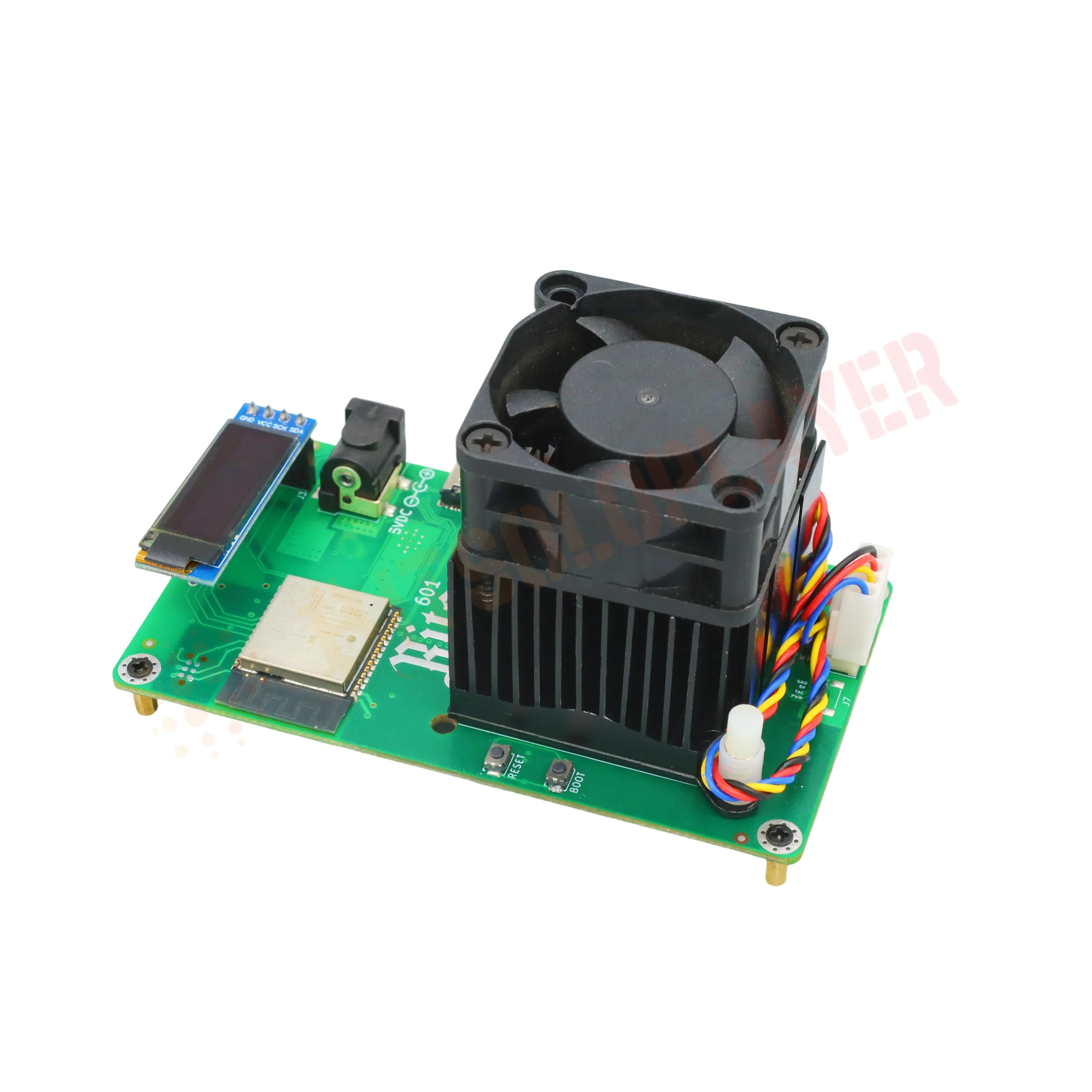 bitcoinsminer bitaxe gamma  601 1.2th/s Hash Rate 18 W Power Consumption Home Bitcoin Solo Miner (with Power Supply)