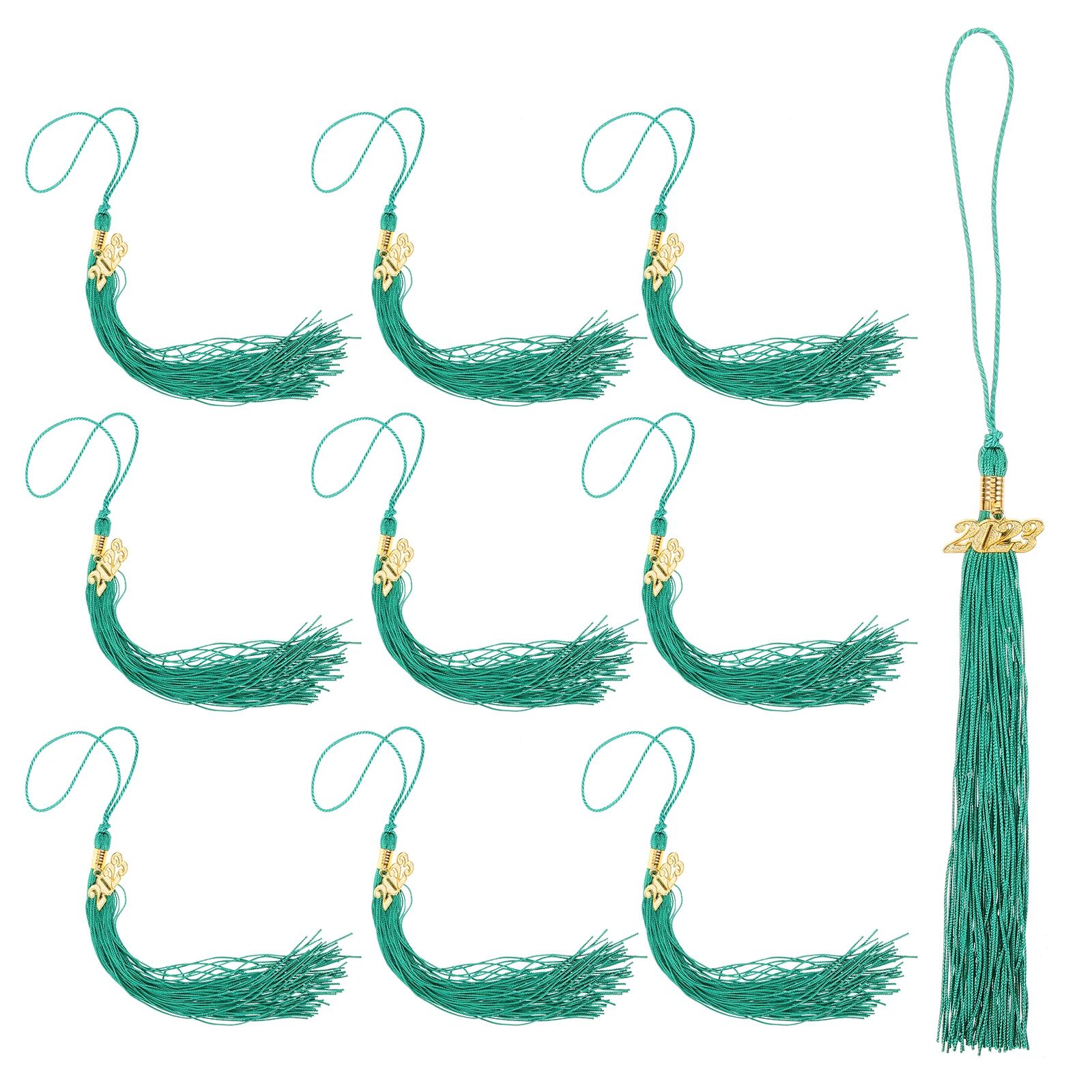 

10 Pcs Graduation Tassels Hat Fringe High Quality Keepsake Ceremony Honor Tassel Bookmark Decor Sewing Supplies