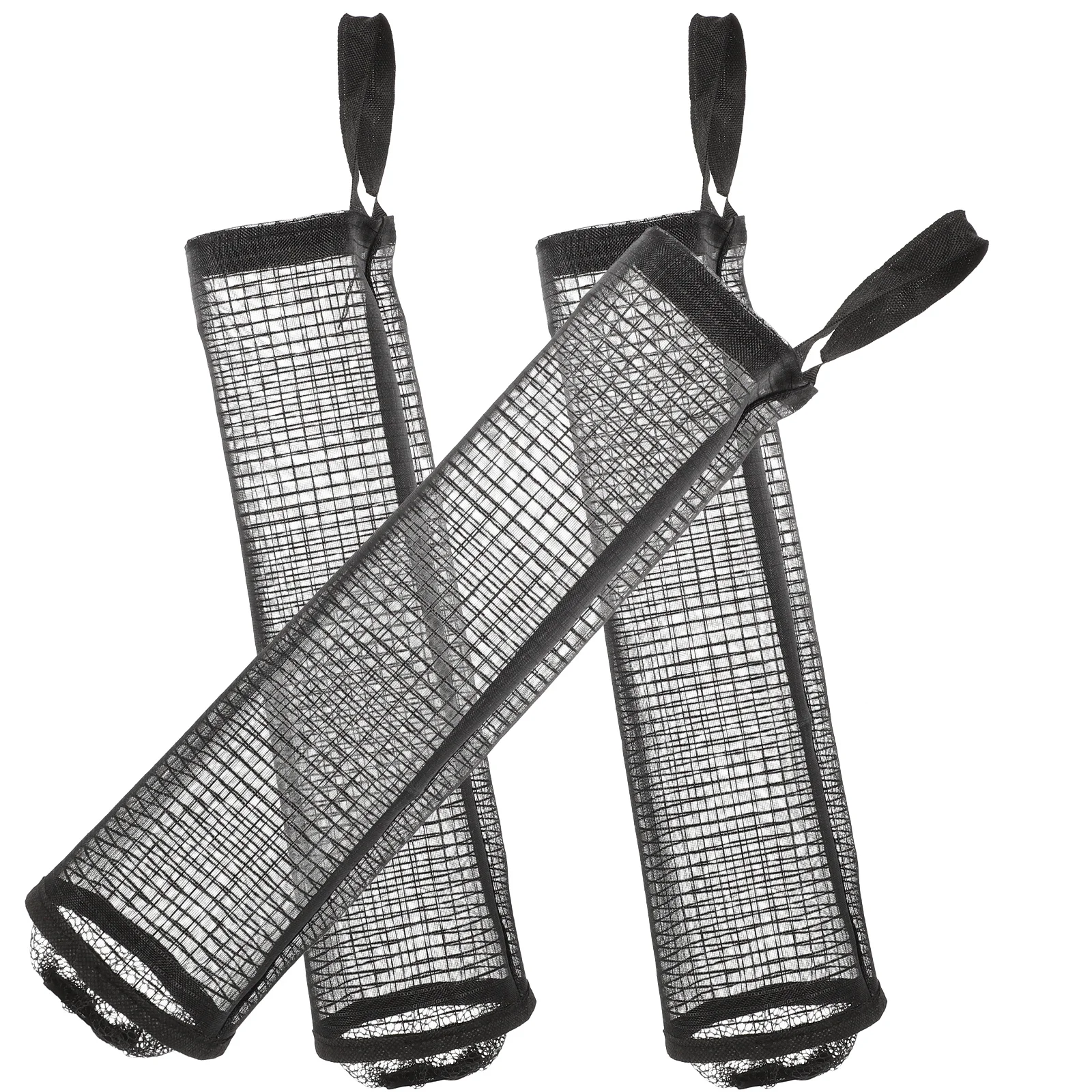 

3 Pcs Kitchen Plastic Finishing Bag Grocery Dispenser Holder Reusable Shopping Organizer Trash Nylon Hanging
