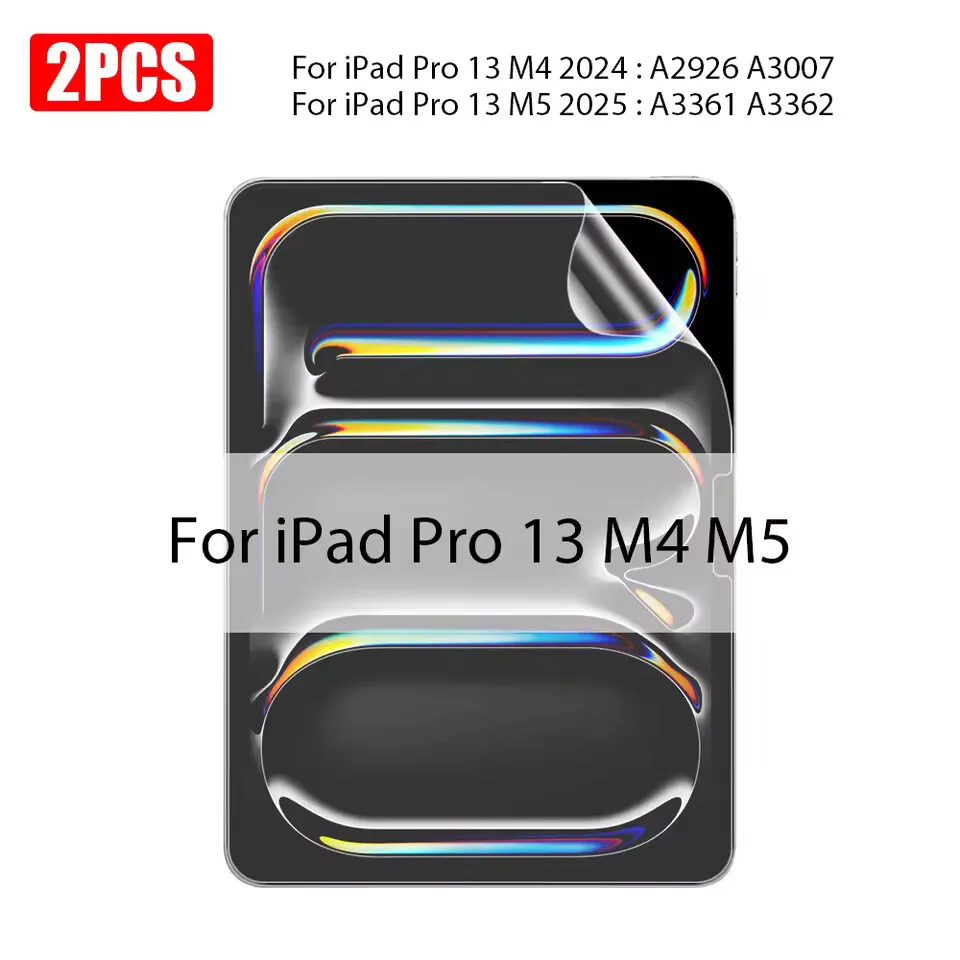 2 Stück iPad Displayschutzfolien mit Papiergefühl für iPad Pro 11 10./11. Generation, iPad 7/8/9. Generation, Air 6 4 5 10.9 13 12.9 M2 M3 M4 Mini6 7 Folie