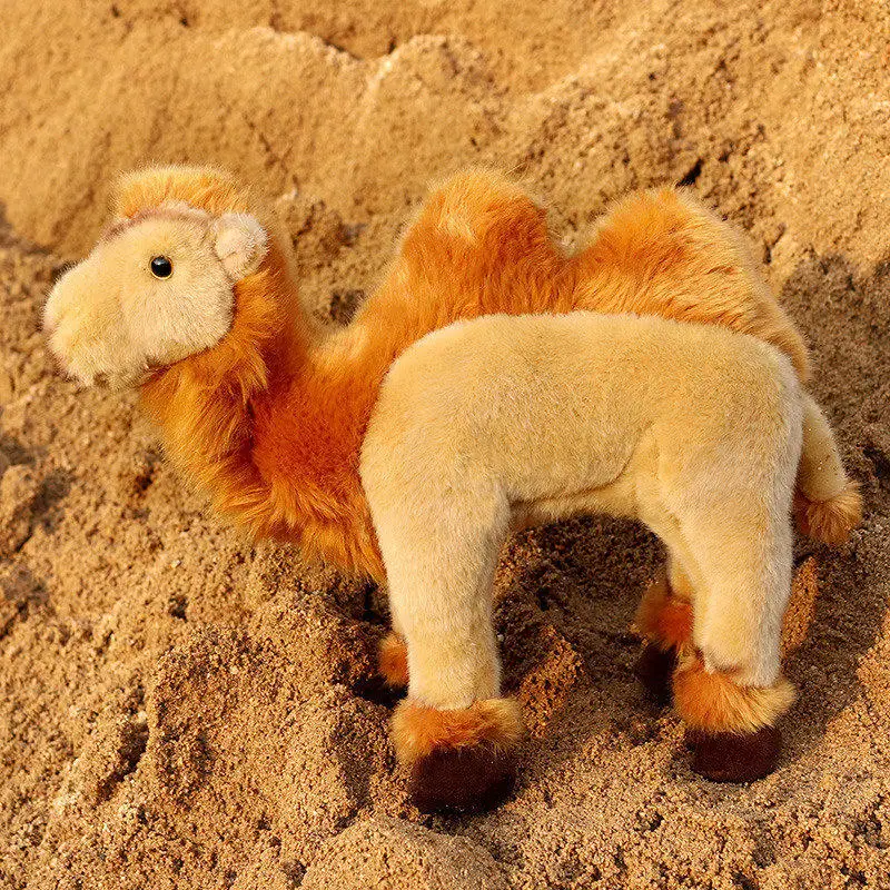 

Lifelike Plush Camel Toy Full Stuffed Animal Soft Plushie Simulation Dolls For Children Kids Christmas Birthday Gifts