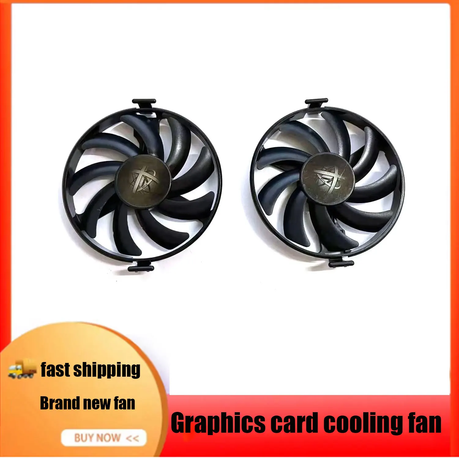 NEW DC10U12S9-C 4PIN RX 570 580 GPU fan for XFX Radeon RX580 RX570 RX470 RX480 RX470D graphics card