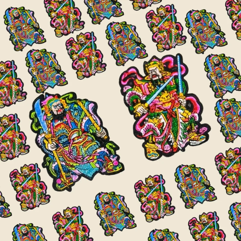 

Высококачественные тканевые наклейки с вышивкой, традиционные аксессуары для одежды, наклейка «сделай сам», значок в китайском стиле, точечная глажка