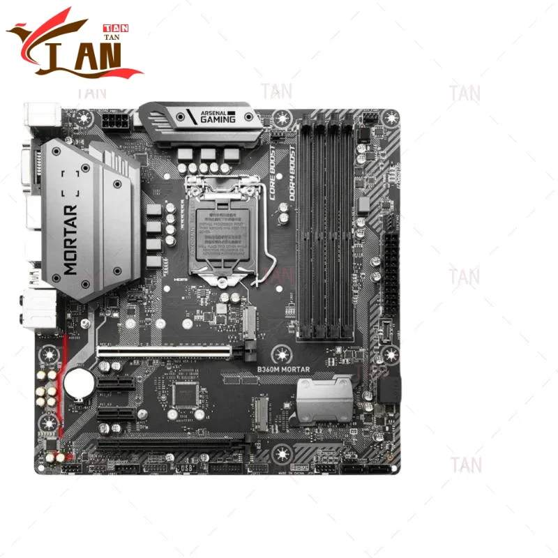Para placa base MSI B360M MORTAR 64GB LGA 1151 DDR4 Micro ATX placa base 100% probado envío rápido TAN