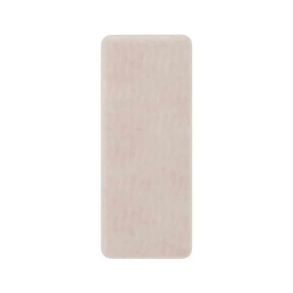 

Microfiber Memory Foam Bathmat, Oversized Padded Nonslip Accent Rug, Ivory