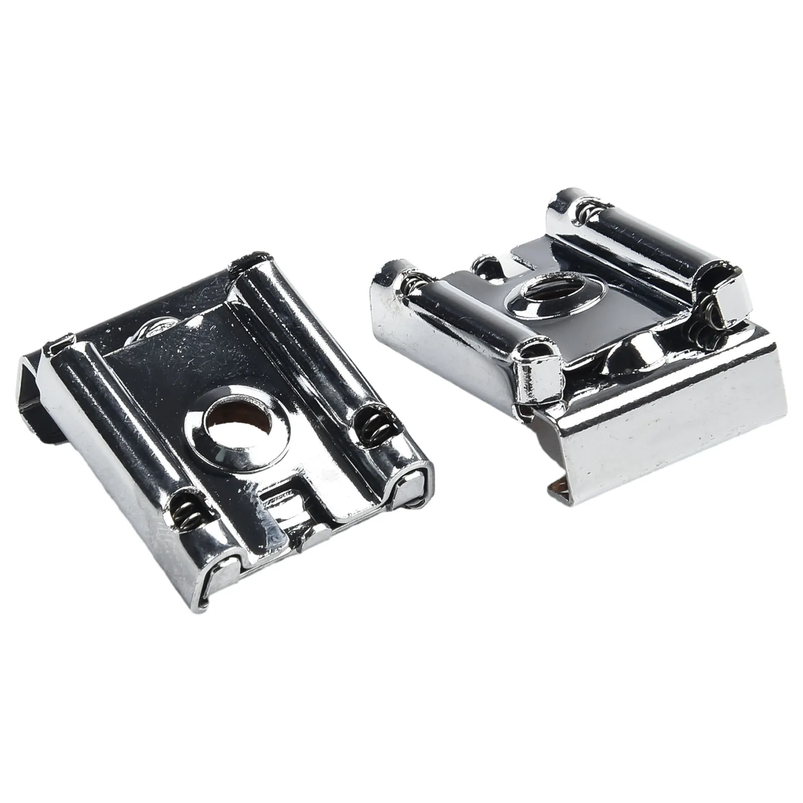 

4PCS 4-6mm Frameless Bathroom Mirror Glass Clamps Support Wall Mounting Fixing Kit Hardware With Screws Set Zinc Alloy