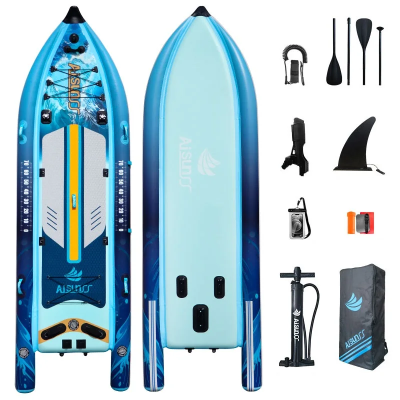 

Surfing Fishing Board Inflatable Large Paddle Board Fishing Ultra Wide Sup Paddle Board Fish Inflatable Boat