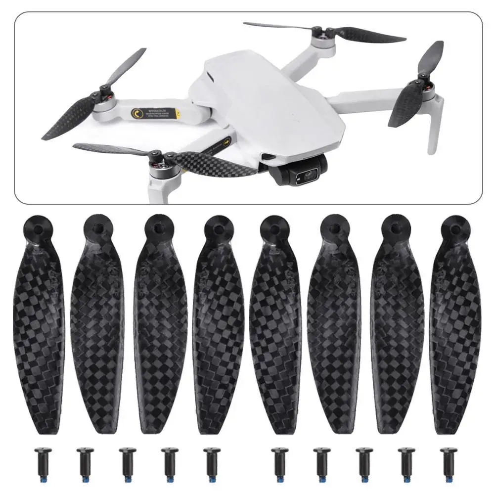 For DJI Mini 2 Propellers 4726F Carbon Fiber Lightweight Low Noise Prop Drone Accessories For DJI Mini 4K Drone Accessories