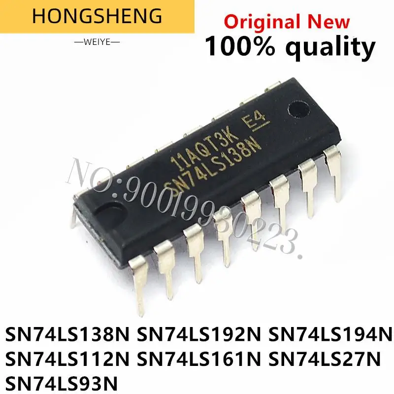 100% New 10pcs/lot SN74LS138N DIP-16 74LS138 HD74LS138P SN74LS27N SN74LS93N SN74LS112N SN74LS161N SN74LS192N SN74LS194N