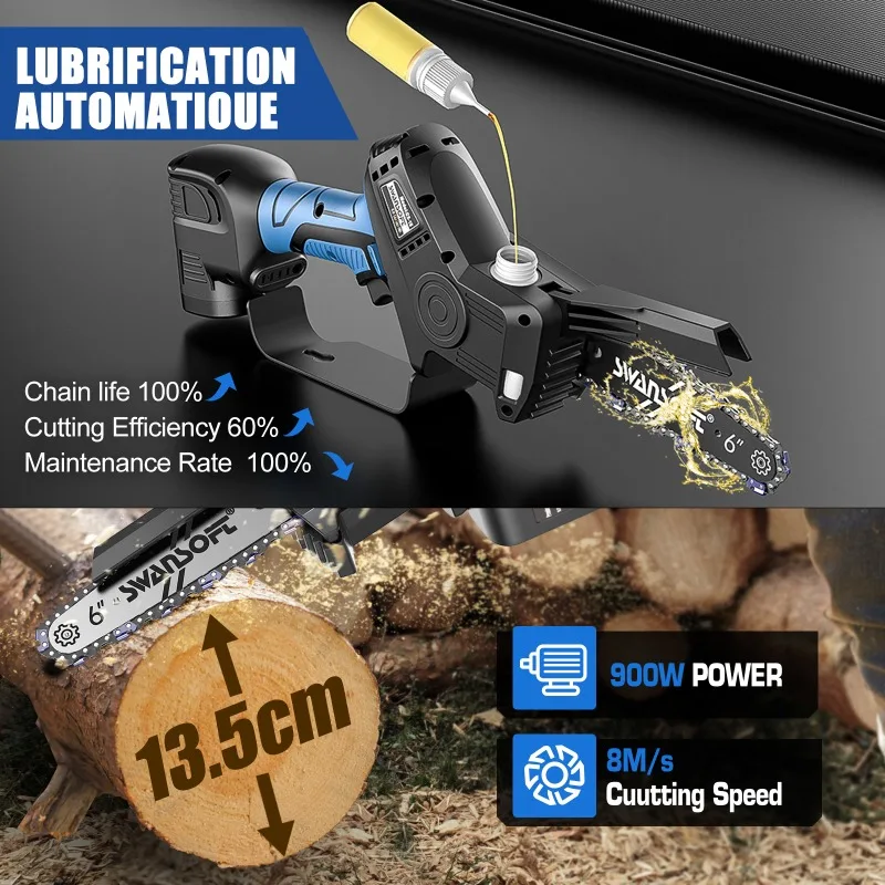 【Best-Selling】Cordless Brushless Electric Pruning Shears And Chainsaw Combo Kit 2-in-1 Power Tools Set For Garden Tree Branch Cu view 4