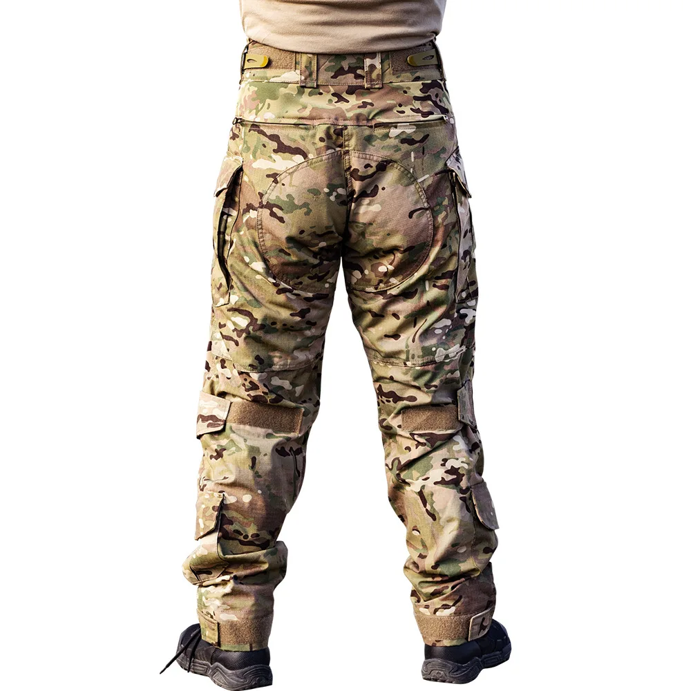 Cargobroek GEN3G3 Outdoor Forest Ranger Groen CP MC Camo Sport Camouflage Ademend MilitaryCombat Lange broek + kniebeschermer