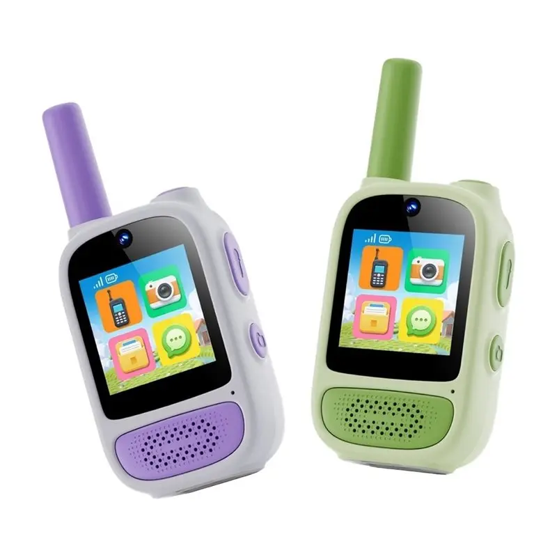 Smart Camera Rechargeable WIFI Kids Video Walkie Talkie 2PCS 1.3-Inch Screen Thumb Photo And Video Recording