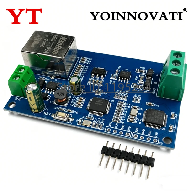 RS485 To Ethernet Module RS485 Serial To Ethernet Serial Transmission Versatile Convenient Portable Communication Module