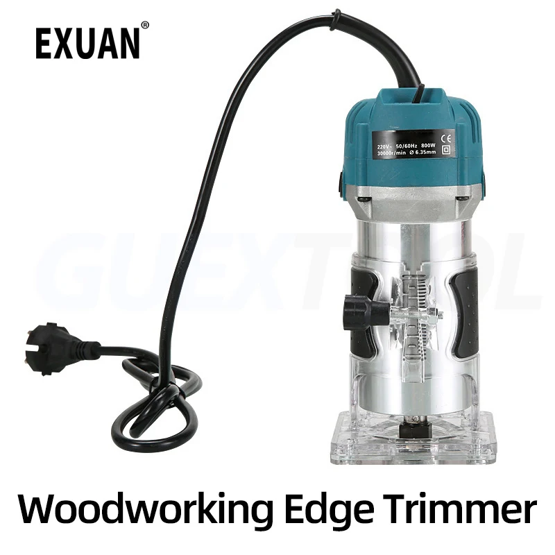 Woodworking Edge Trimming Machine Household Slotting Tool Handheld Carving Machine Wood Milling Machine Inverted Gong Power Tool