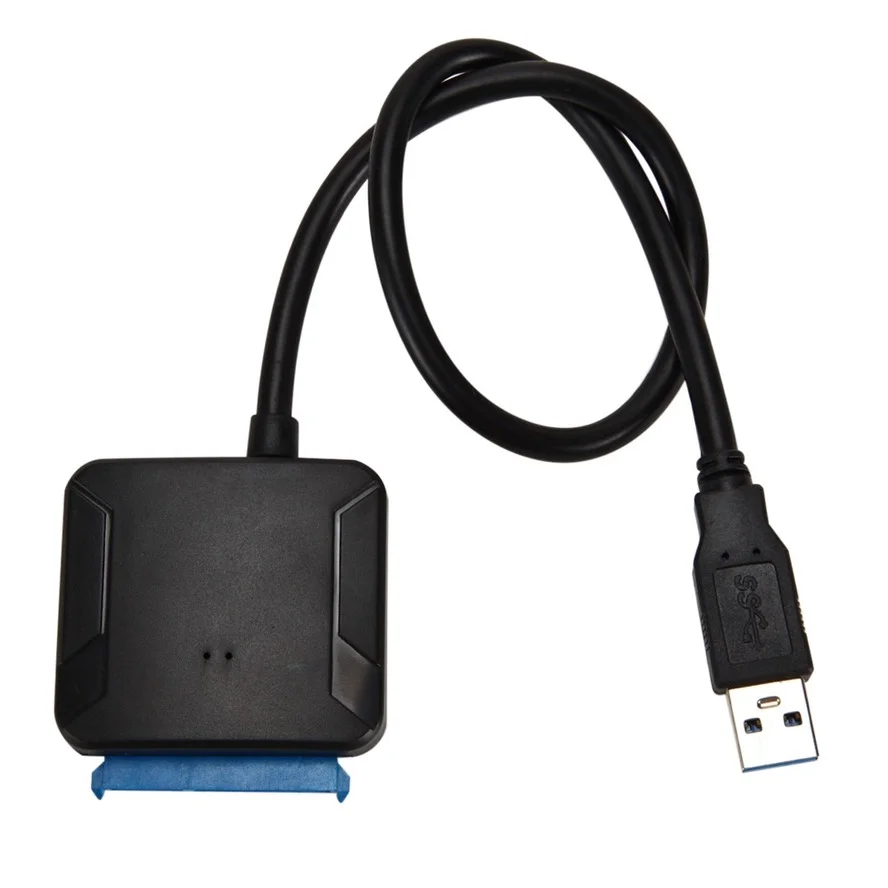 Kabel USB 3.0 na SATA 3 Adapter Sata na USB Konwertuj kable Obsługa zewnętrznego dysku SSD 2,5/3,5 cala Adapter dysku twardego