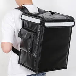 Professional 35L Takeaway Backpack Type Insulation Delivery Package Takeaway Pizza Bag Food Refrigerated Box Waterproof Suitcase