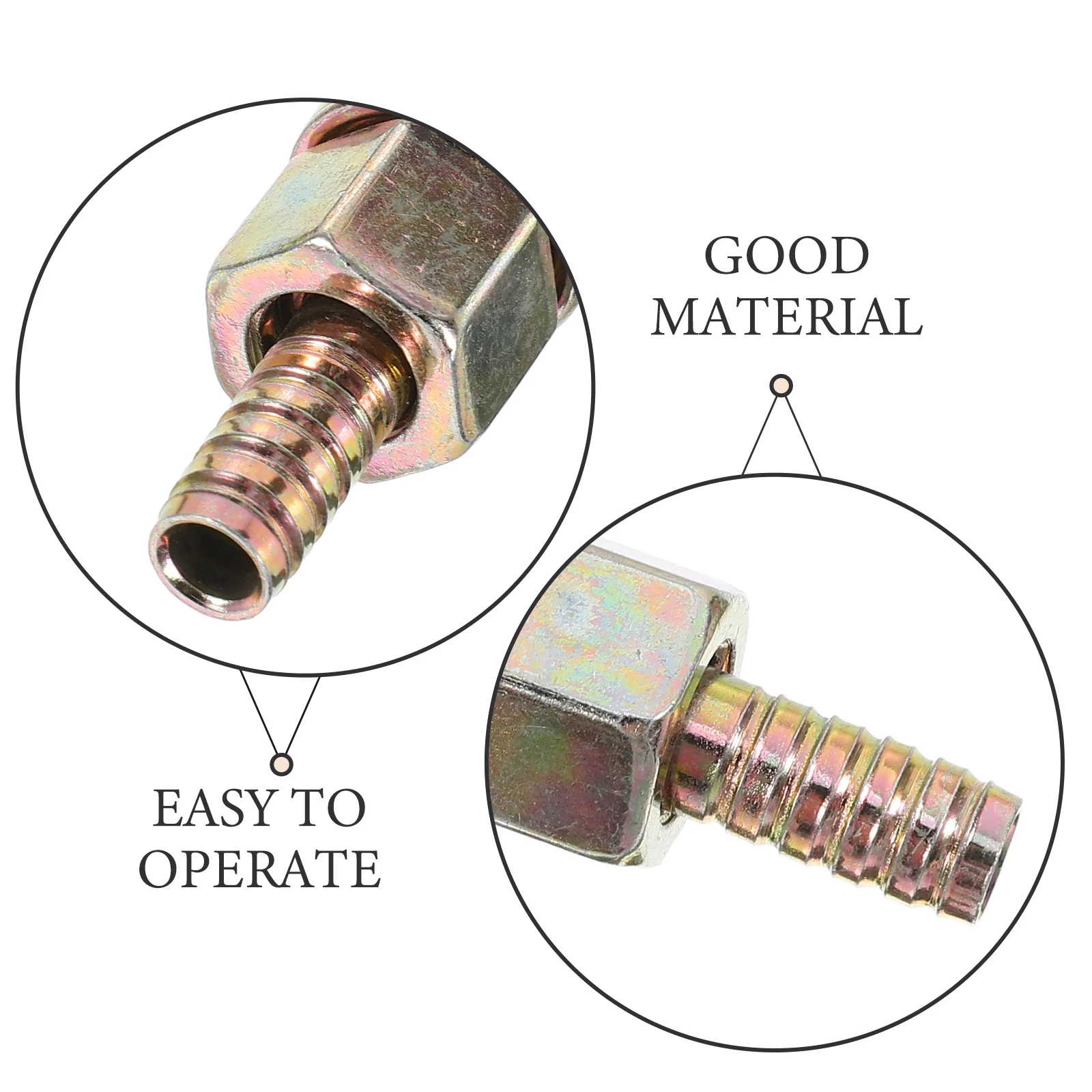 Hose Connector for Hose Reel Strong Copper Leaks in Water Fast Connection System Ideal for Garden Irrigation