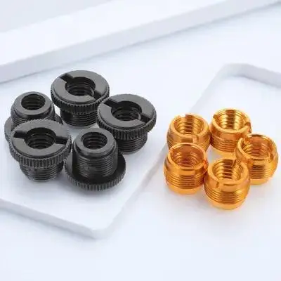 

10 Pcs Mic Screw Adapter Stand Camera Shock Mount Adapters for Male Thread Metal Converter