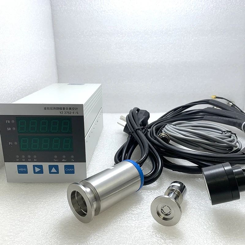 2025 High precision HVAC digital Pirani/hot cathode full range YZ2752 vacuum gauge vacuum sensor RS485